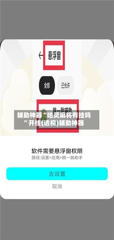 辅助神器“哈灵麻将有挂吗	”开挂(透视)辅助神器-第2张图片