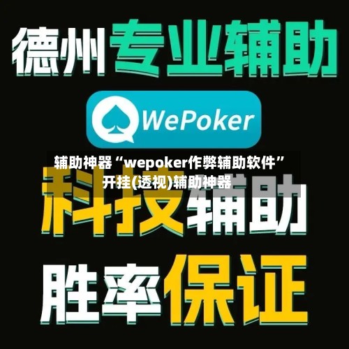 辅助神器“wepoker作弊辅助软件	”开挂(透视)辅助神器-第2张图片