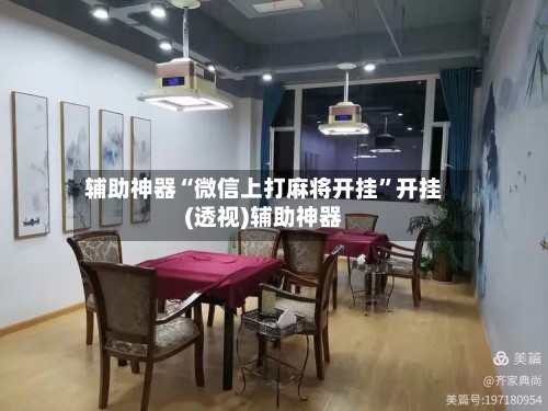 辅助神器“微信上打麻将开挂”开挂(透视)辅助神器-第3张图片