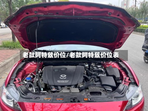 老款阿特兹价位/老款阿特兹价位表