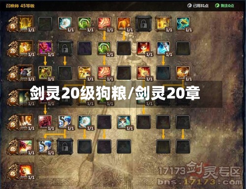 剑灵20级狗粮/剑灵20章