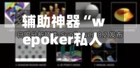 辅助神器“wepoker私人局有挂吗	”开挂(透视)辅助神器-第2张图片