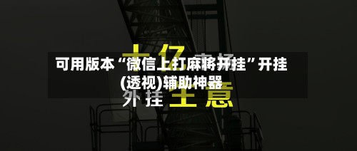 可用版本“微信上打麻将开挂	”开挂(透视)辅助神器-第2张图片