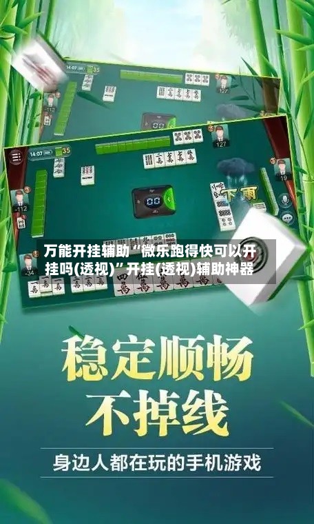 万能开挂辅助“微乐跑得快可以开挂吗(透视)”开挂(透视)辅助神器-第2张图片