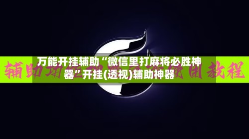 万能开挂辅助“微信里打麻将必胜神器”开挂(透视)辅助神器-第2张图片