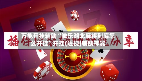 万能开挂辅助“微乐湖北麻将到底怎么开挂”开挂(透视)辅助神器-第3张图片