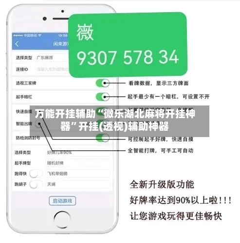 万能开挂辅助“微乐湖北麻将开挂神器”开挂(透视)辅助神器-第2张图片