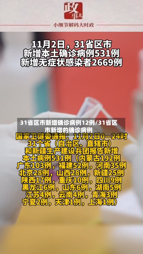 31省区市新增确诊病例12例/31省区市新增的确诊病例-第2张图片