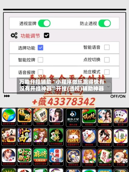 万能开挂辅助“小程序微乐跑得快有没有开挂神器	”开挂(透视)辅助神器-第2张图片