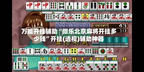 万能开挂辅助“微乐北京麻将开挂多少钱”开挂(透视)辅助神器
